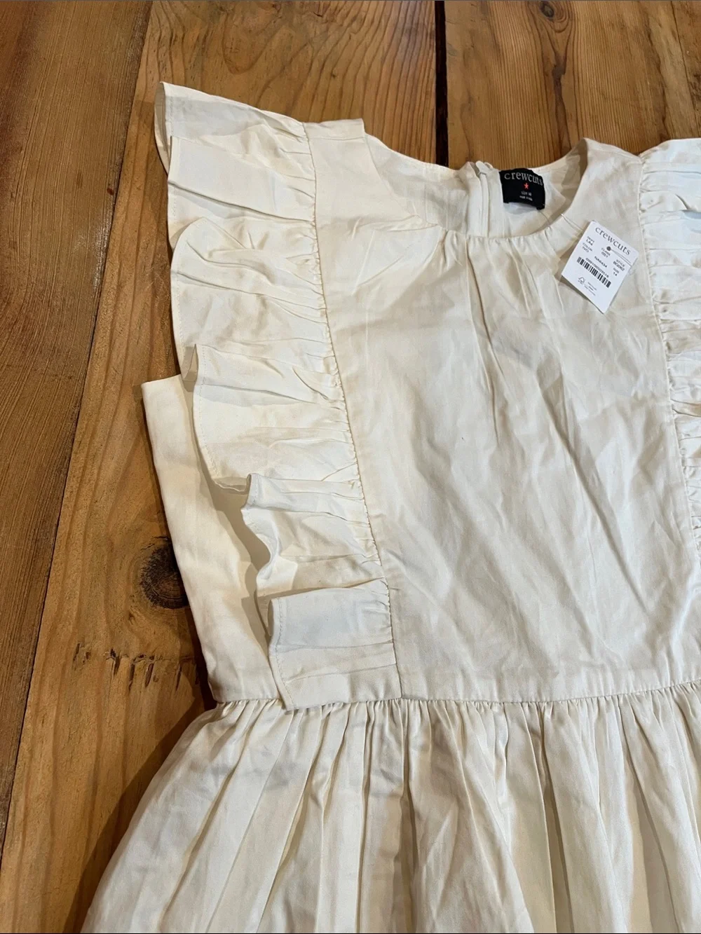 New! CREWCUTS 14 Flutter-Sleeve